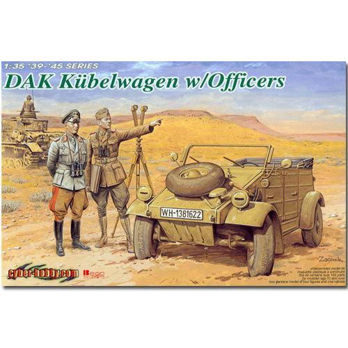 Dragon 1/35 scale DAK KUBELWAGEN W/OFFICER