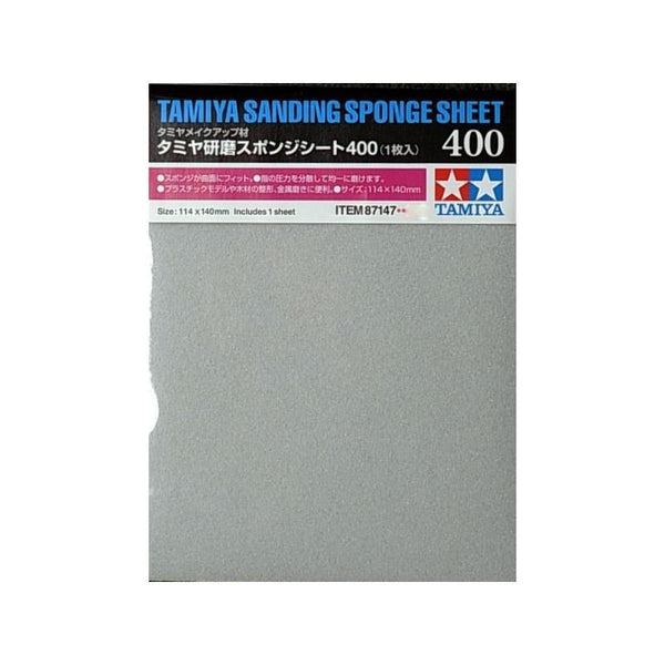 TAMIYA TOOLS / ACCESSORIES - SANDING SPONGE SHEET 400