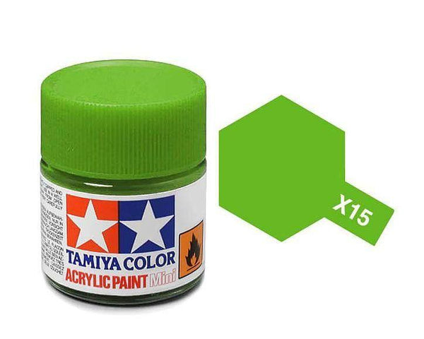 TAMIYA MINI ACRYLIC - ACRYLIC MINI X-15 LIGHT GREEN