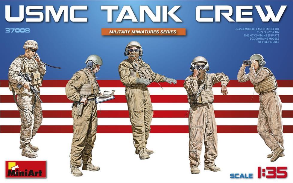 1/35 scale modern-era U.S.M.C tank personnel