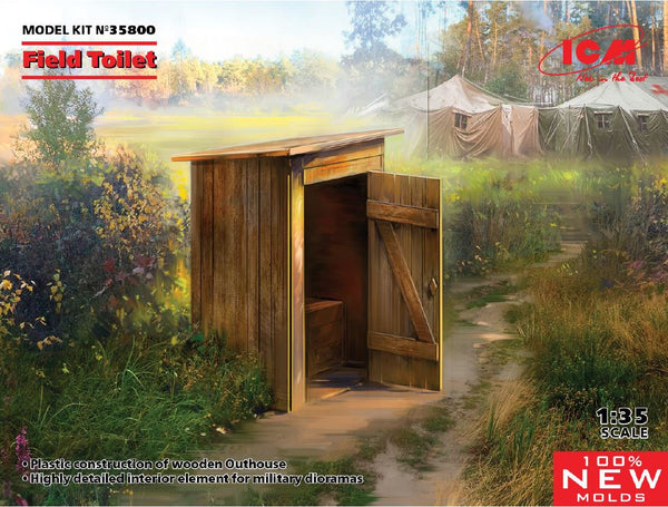 ICM - 1/35 scale Wooden WC (Field Toilet) out house