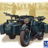 Masterbox 1:35 German Motorcycle Sidecar WWII