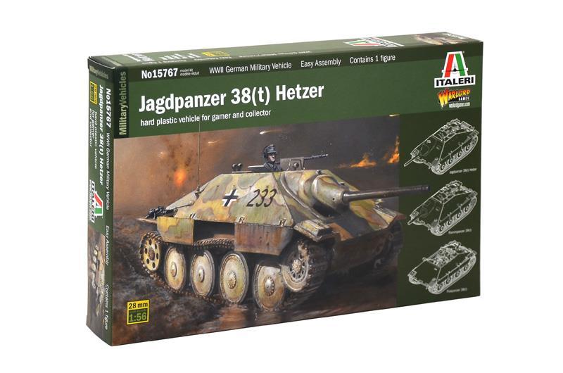 ITALERI MILITARY 1/56 Scale (28mm)  JAGDPANZER 38 (T) HETZER