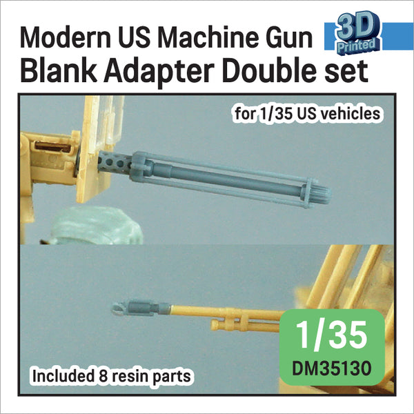 DEF models  1/35 Modern US Machine gun Blank Firing Adapter barrel set (for 1/35 US vehicles)