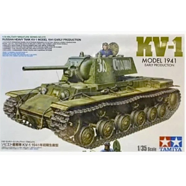 Tamiya 1/35 scale WW2 Soviet RUSSIAN HEAVY TANK KV-1F MODEL 1941 EARLY PRODUCTION