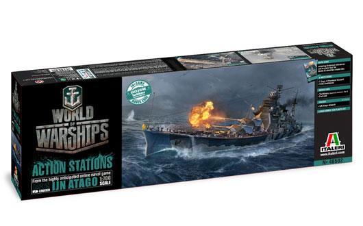 ITALERI 1/720 SHIPS IJN ATAGO WORLD OF WARSHIPS
