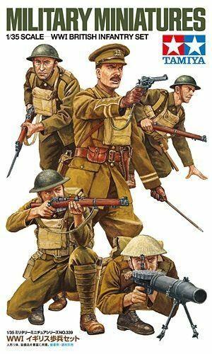 Tamiya 1/35 scale 1/35 WWI British Infantry Set x 5 figs