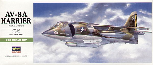 Hasegawa 1:72 AV-8A Harrier