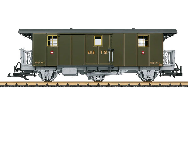 LGB Railways G Gauge  BDB GOODS WAGON F 51 EP VI