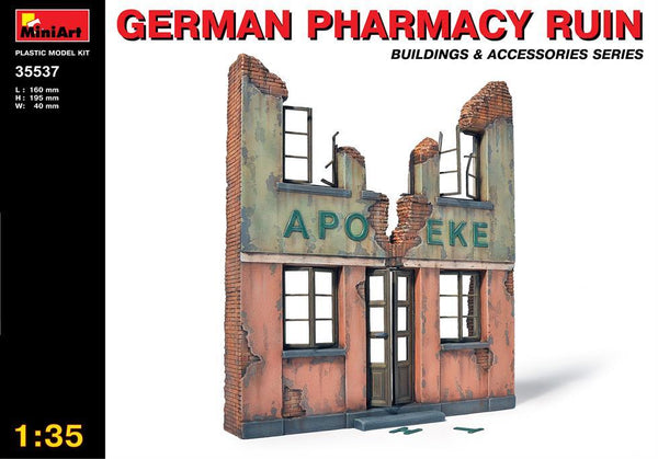 Miniart 1:35 Germany Pharmacy Ruin