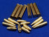 1/35 Scale Brass artillery shells 12.8cm PaK 40 L/61 brass shells and ammo