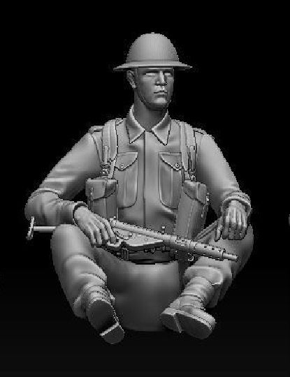 Homefront 1/35 scale WW2 British Infantry resting #6