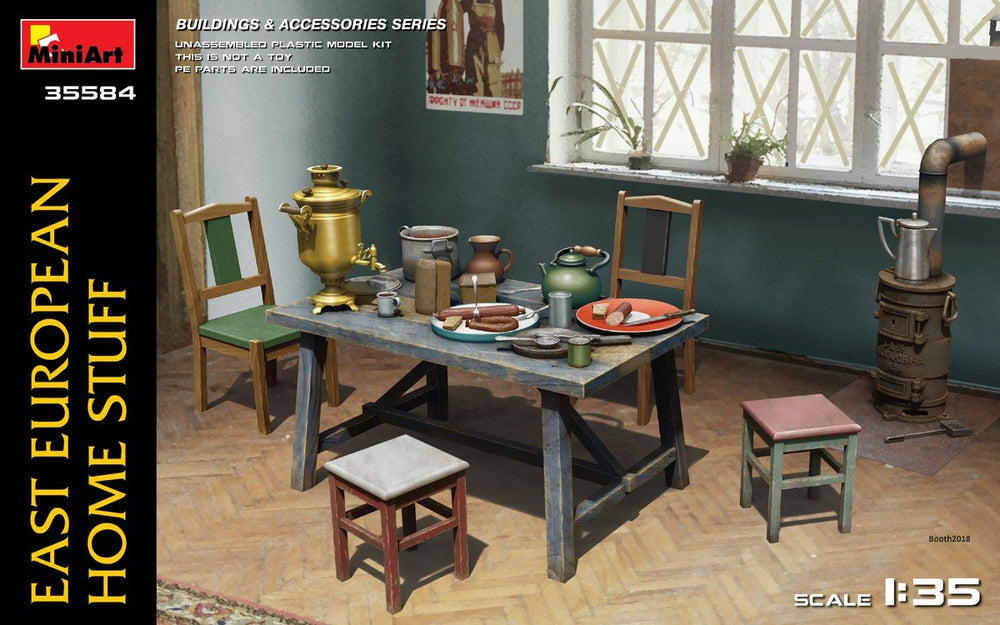 1/35 Scale model kit East European Home Stuff