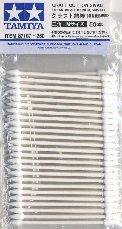 Tamiya Cotton Swab Triangular Medium x50