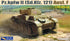 Gecko 1/16 scale WWII German Army Panzer II Ausf.F light tank model with turret interior