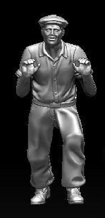 Homefront 1/35 scale 1940's era man pushing