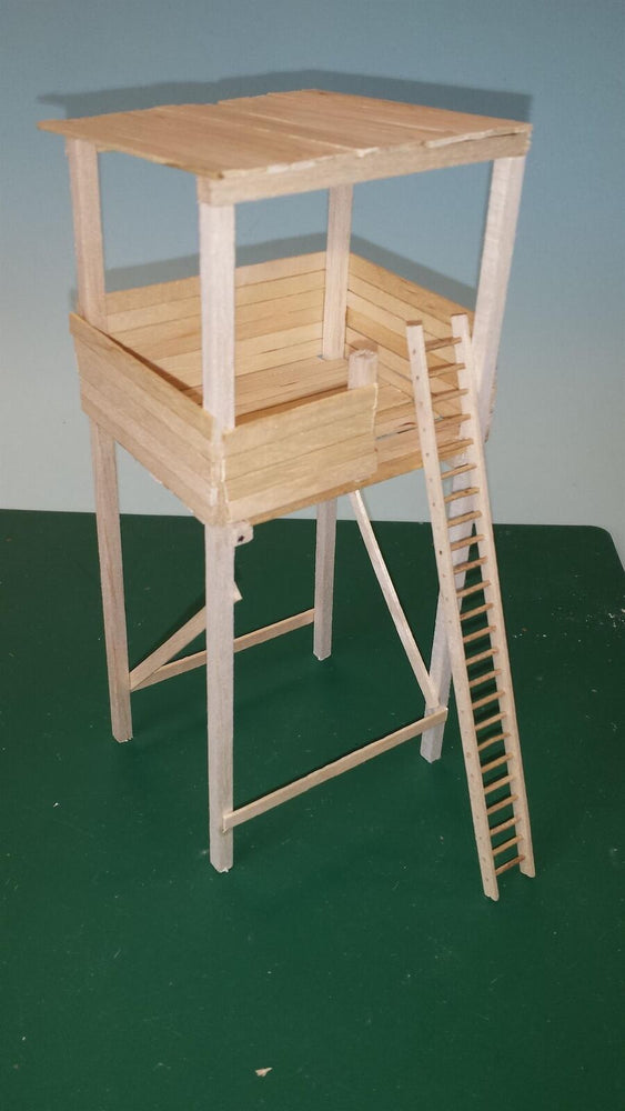 FoG Models 1/35 scale wooden watch tower model kit