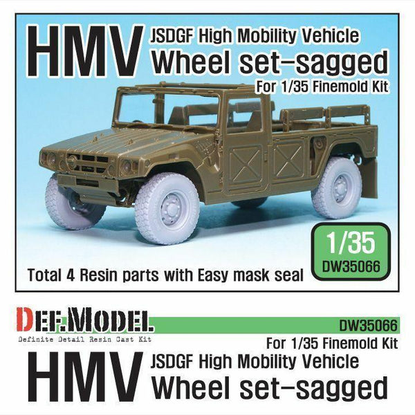 JSDGF HMV Sagged Wheel set (for Finemolds 1/35)