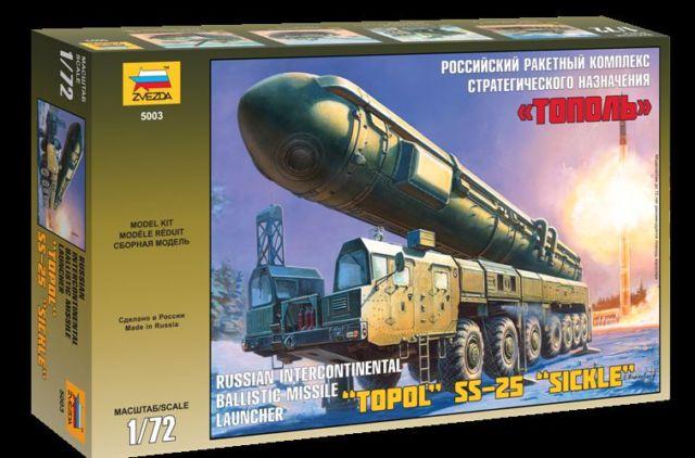 Zvezda 1/72 Scale BALLISTIC MISSILE LAUNCHER 'TOPOL'