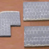 1/35 Scale pavement sections (2 straights and 2 corners)