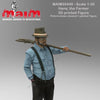 Hans, Fat Farmer with Fork / 1/35 Scale 3D Printed model