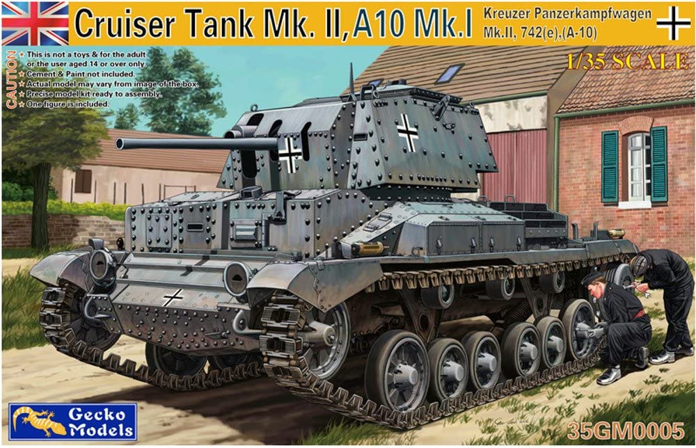 Kreuzer Panzerkampfwagen Mk.II 742 A-10 1/35 scale GECKO model kit
