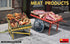 Miniart 1/35 scale MEAT PRODUCTS and market stands
