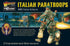 Warlord Games 28mm BOLT ACTION - WW2 ITALIAN PATAROOPERS NEMBO BOX