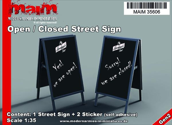 MAIM Open / Closed - Billboard / 1:35