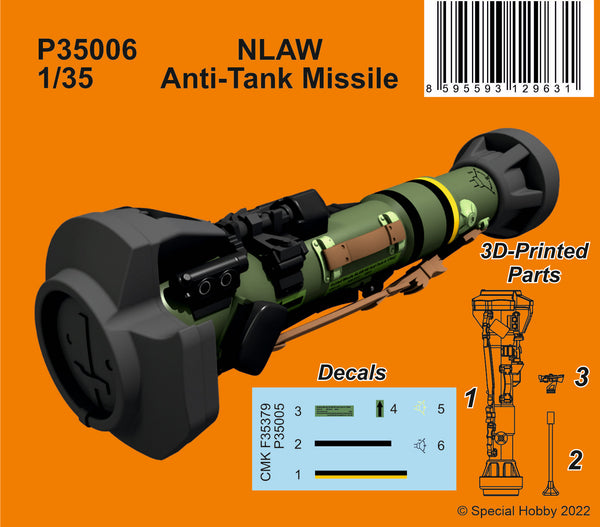 CMK/Czech Master Kits 1/35 NLAW Anti-Tank Missile