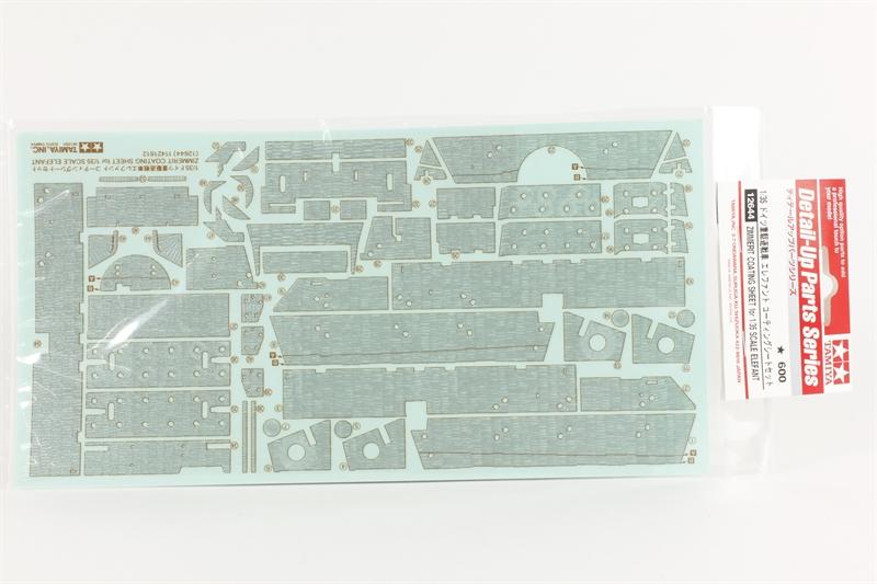 Tamiya 1/35 scale WW2 German Elefant Zimmerit Sheet Simulating Zimmerit on military models