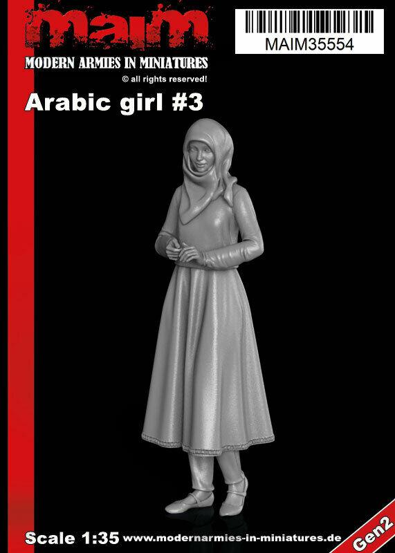 1/35 scale 3D printed model kit - Arabic Girl #3 / 1:35