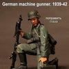 1/35 Scale WW2 German machine gunner. 1939-42