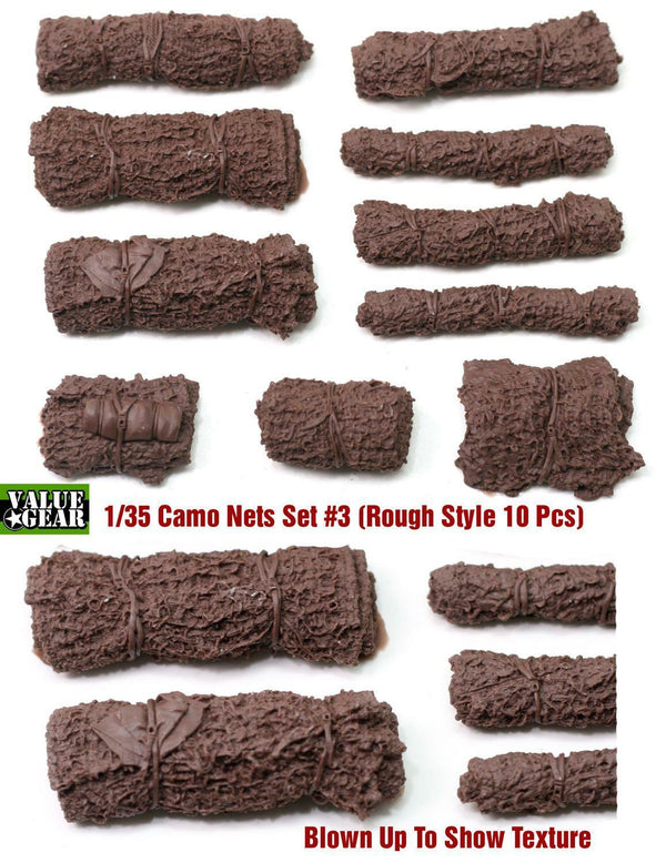 1/35 scale resin model kit Camo Nets #3 (Rough Style)