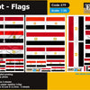 1/35 scale Egypt - Egyptian flags 2 Sheets