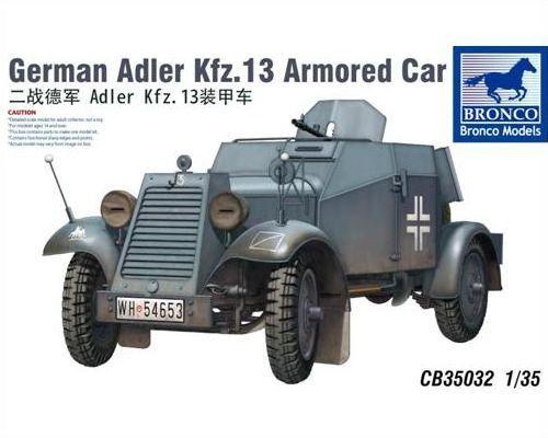 1/35 Scale German Adler Kfz.13 Armoured Car