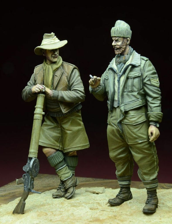 1/35 Scale resin model kit WW2 Commonwealth LRDG Soldiers
