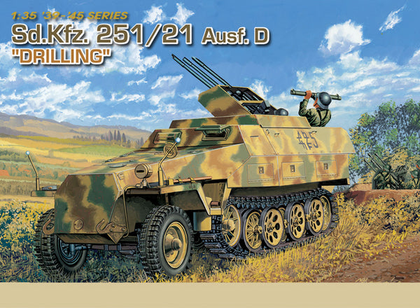 Dragon 1/35 WW2 German SD.KFZ 251/21 AUSF D SCHUTZE