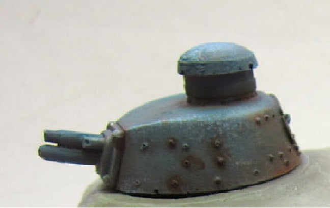 FoG Models 1/35 scale Tank bunker Turret #2- 37mm FT-17