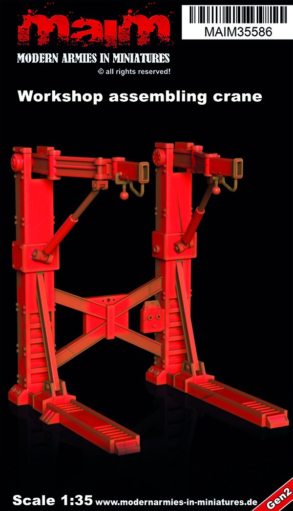 MAIM Workshop assembling crane / 1:35
