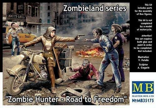 Masterbox 1/35 Scale Zombie Hunter Road to Freedom, Zombieland Series