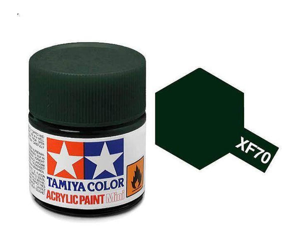 TAMIYA MINI ACRYLIC - ACRYLIC MINI XF-70 DARK GREEN 2