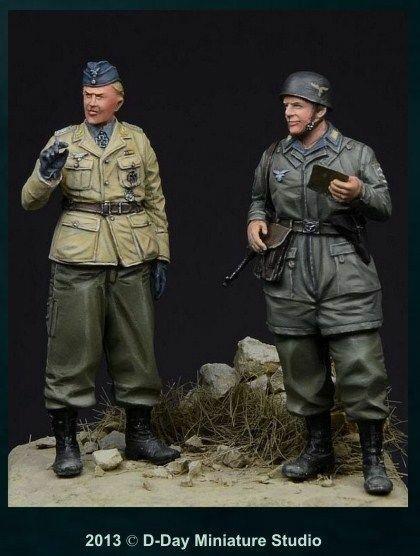 1/35 Scale Resin kit WW2 German Fallschirmjagers