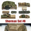 1/35 Scale Resin kit Sherman Tank Engine Deck and Stowage Sets #8