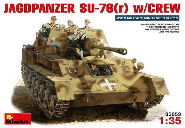 Miniart 1:35 German Jagdpanzer SU-76(r) / crew