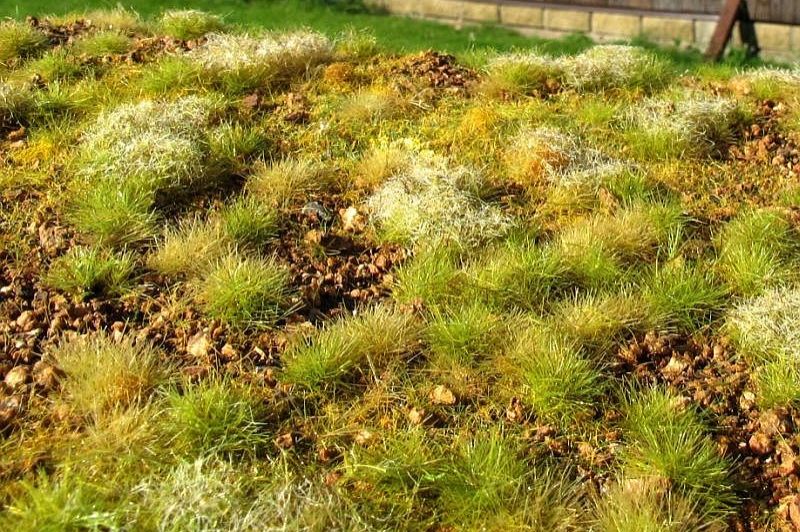 Model Scene - GRASS MATS PREMIUM (18x28cm) Stony steppe, late summer