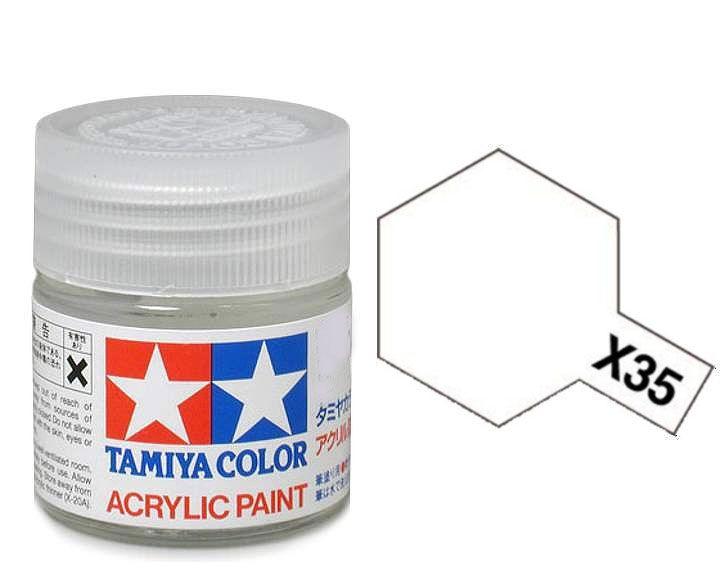 TAMIYA MINI ACRYLIC - X35 SEMI GLOSS CLEAR