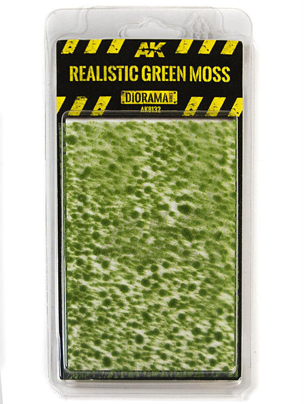AK Interactive - REALISTIC GREEN MOSS for Dioramas and models