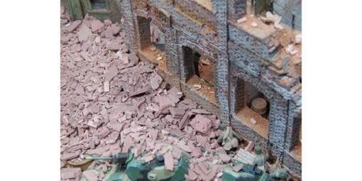 1/72 Scale debrisbrick-red 100 g
