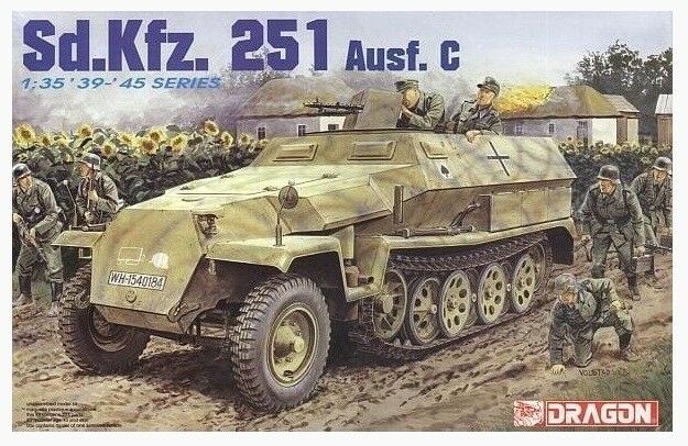 Dragon 1/35 WW2 German Sd.Kfz.251/1 Ausf.C (2022 upgrade ver.)